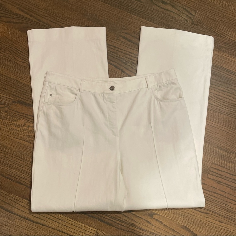 Akris Magda Cotton-Silk Straight-Leg Jeans - Picture 7 of 9